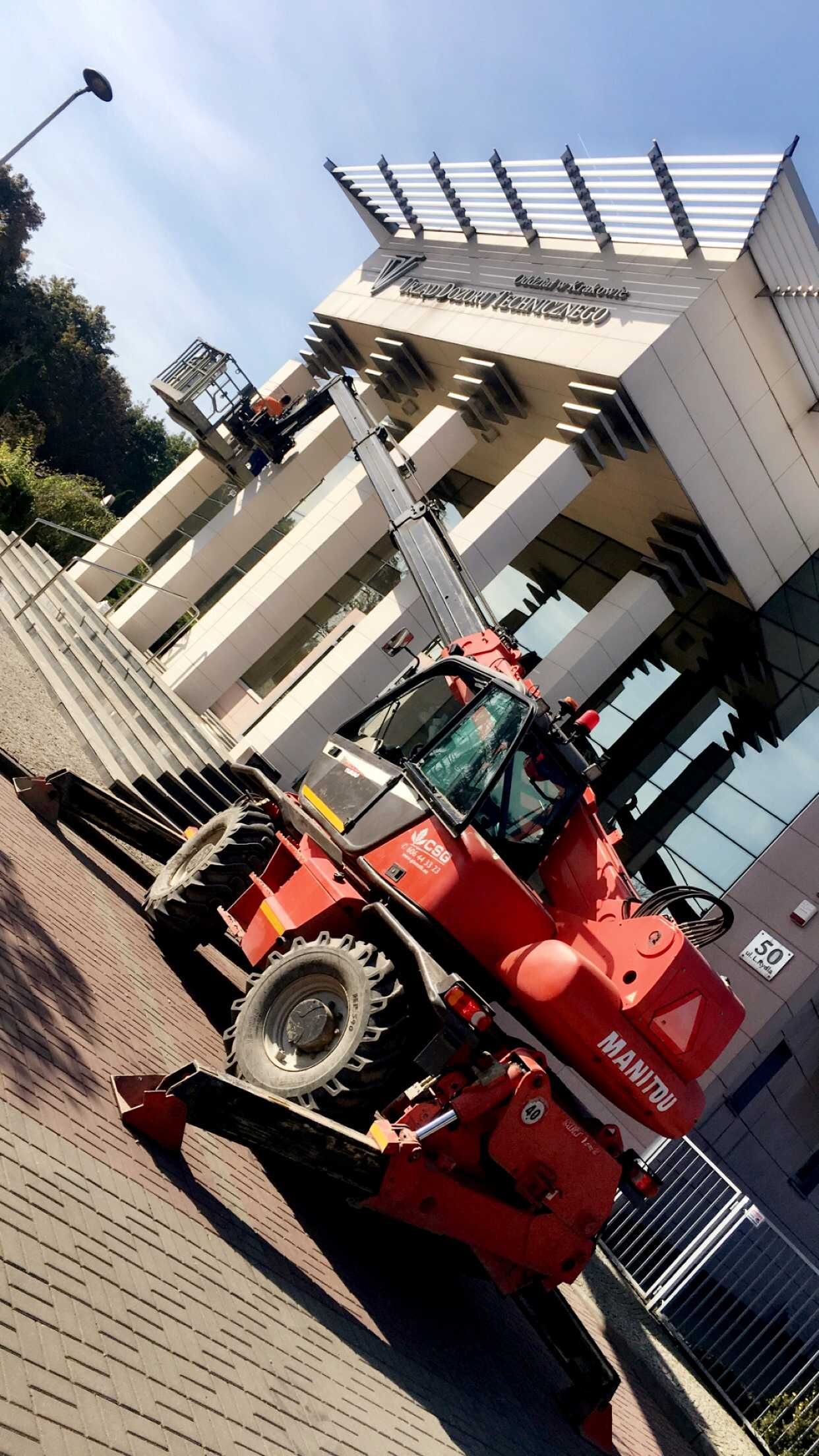 WYNAJEM Manitou MRT MERLO ładowarka teleskopowa obrotowa podnośnik