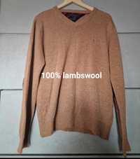 Sweter Tommy Hilfiger  100% wełna M