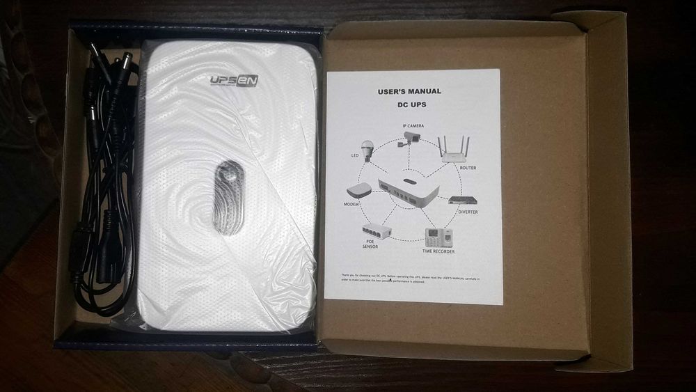 Mini UPS ДБЖ Nemo DC1018P POE Power Bank для WiFi 5V/9V/12V 4x2600mAh