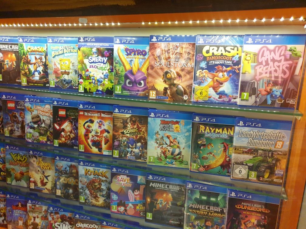 Crash, Minecraft, Spyro, Gang beasts Świat Gier Częstochowa Al NMP 28