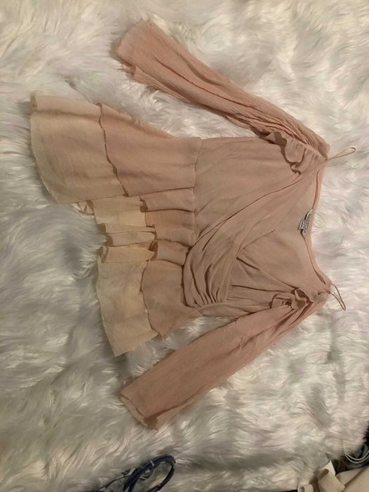 blusa rosa rachel zoe tamanho s