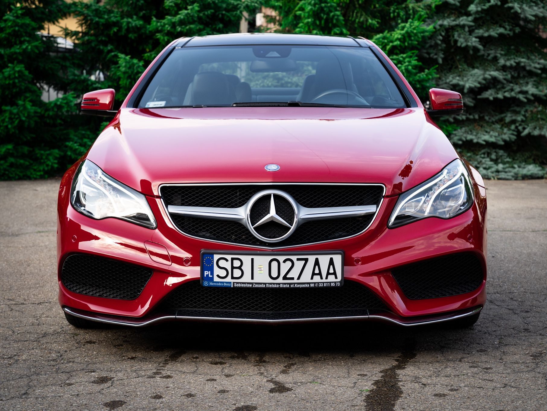 Mercedes-Benz Klasa E Mercedes E Coupé 2015 | Fire Opal Red | Kolekcjonerski | 1 właściciel