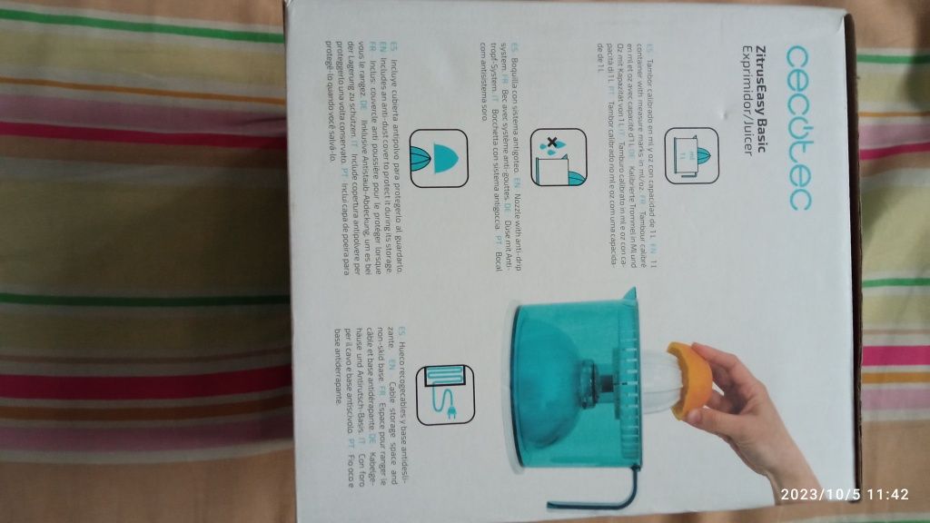 Wyciskarka do cytrusów ZitrusEasy Basic - Cecotec