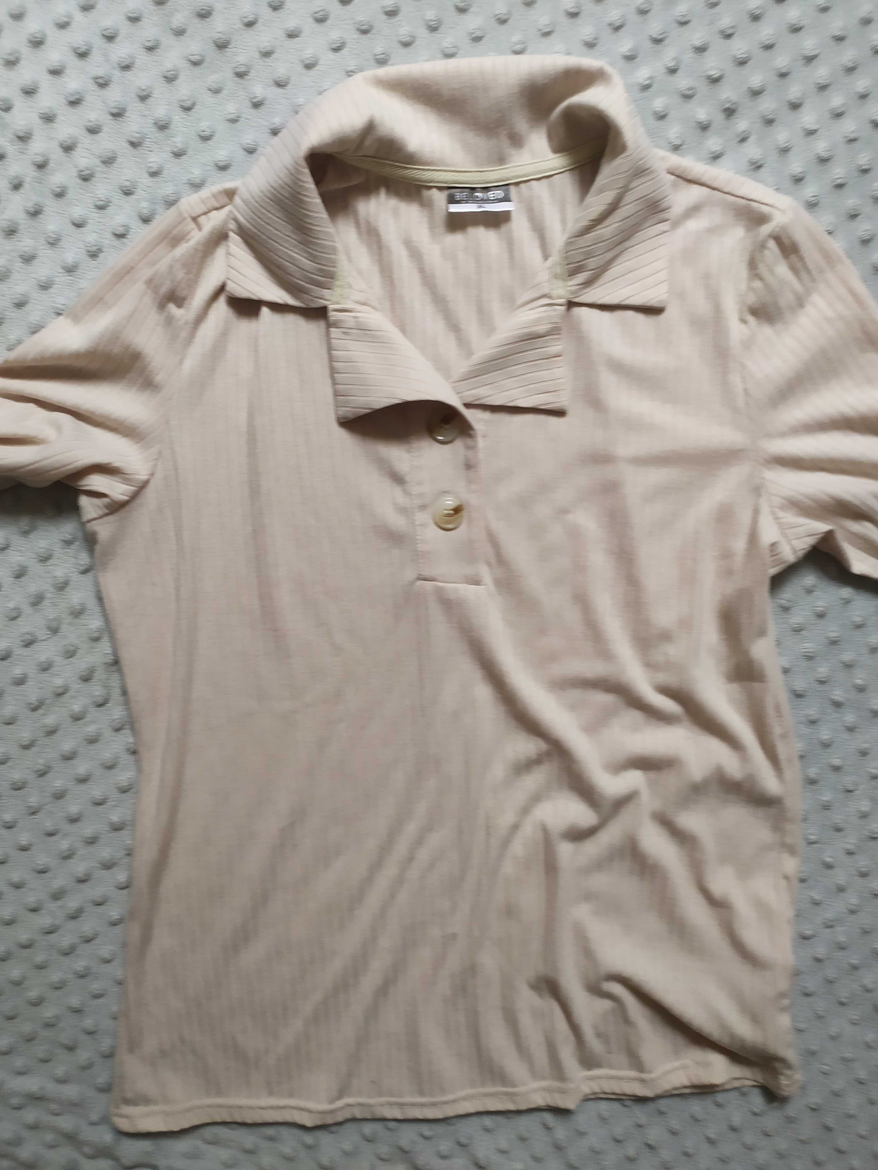 Bluzka damska sweterkowa Beloved Woman XL beżowa