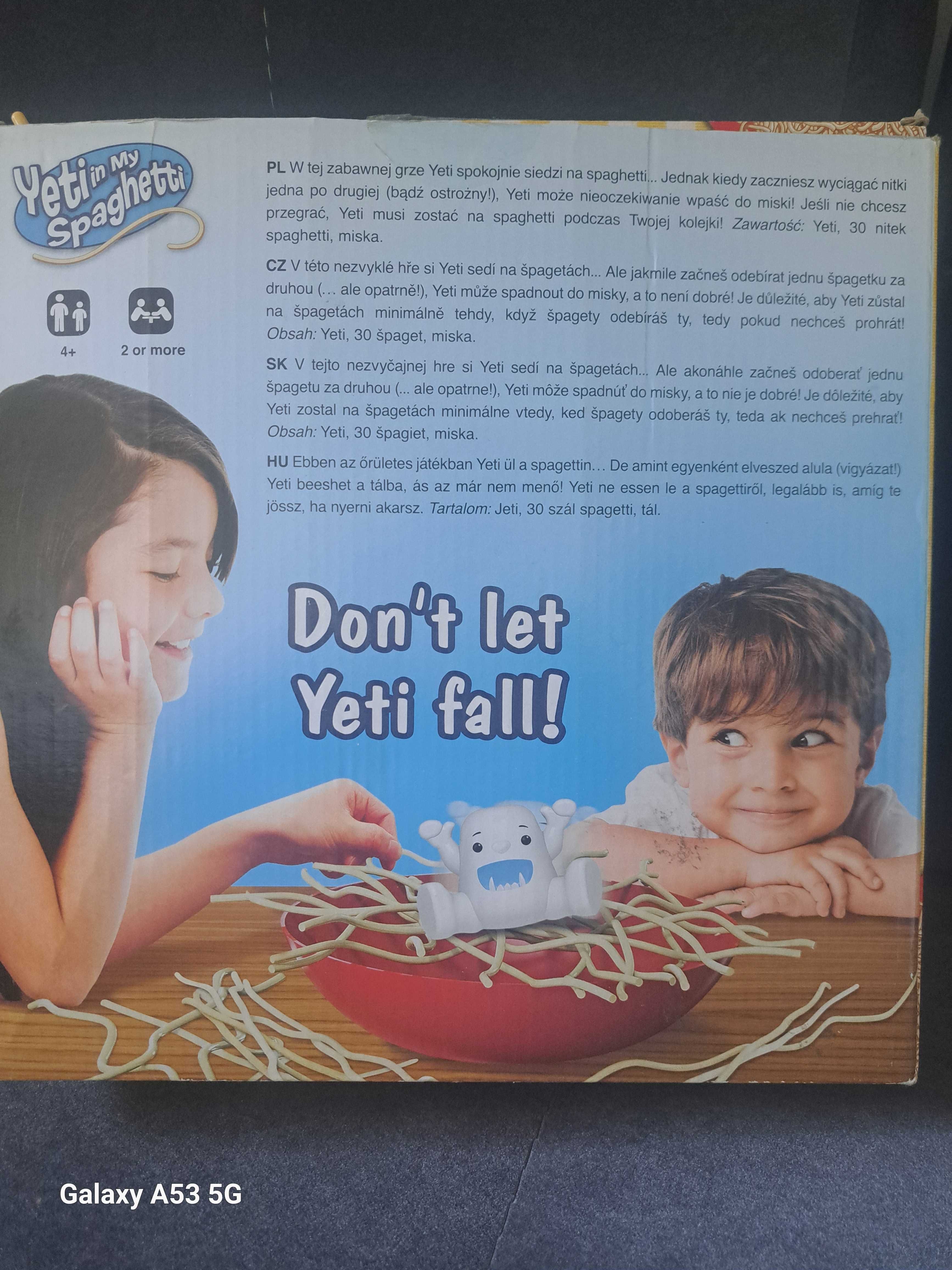 Gra Yeti w moim spaghetti