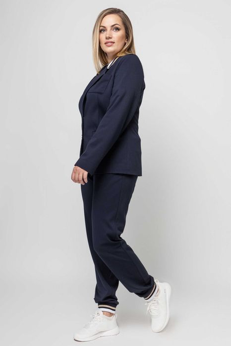 Костюм діловий жіночий VLAVI Ерін синій 58 розмір