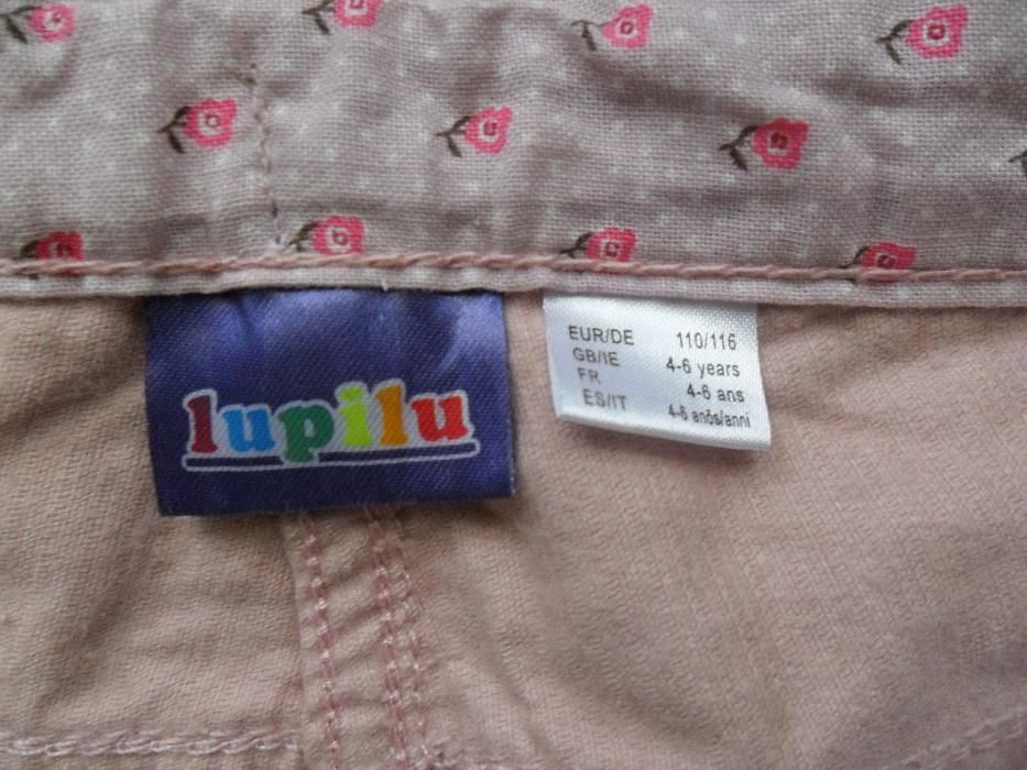 Sztruksy różowe 110/116 Lupilu, nowe