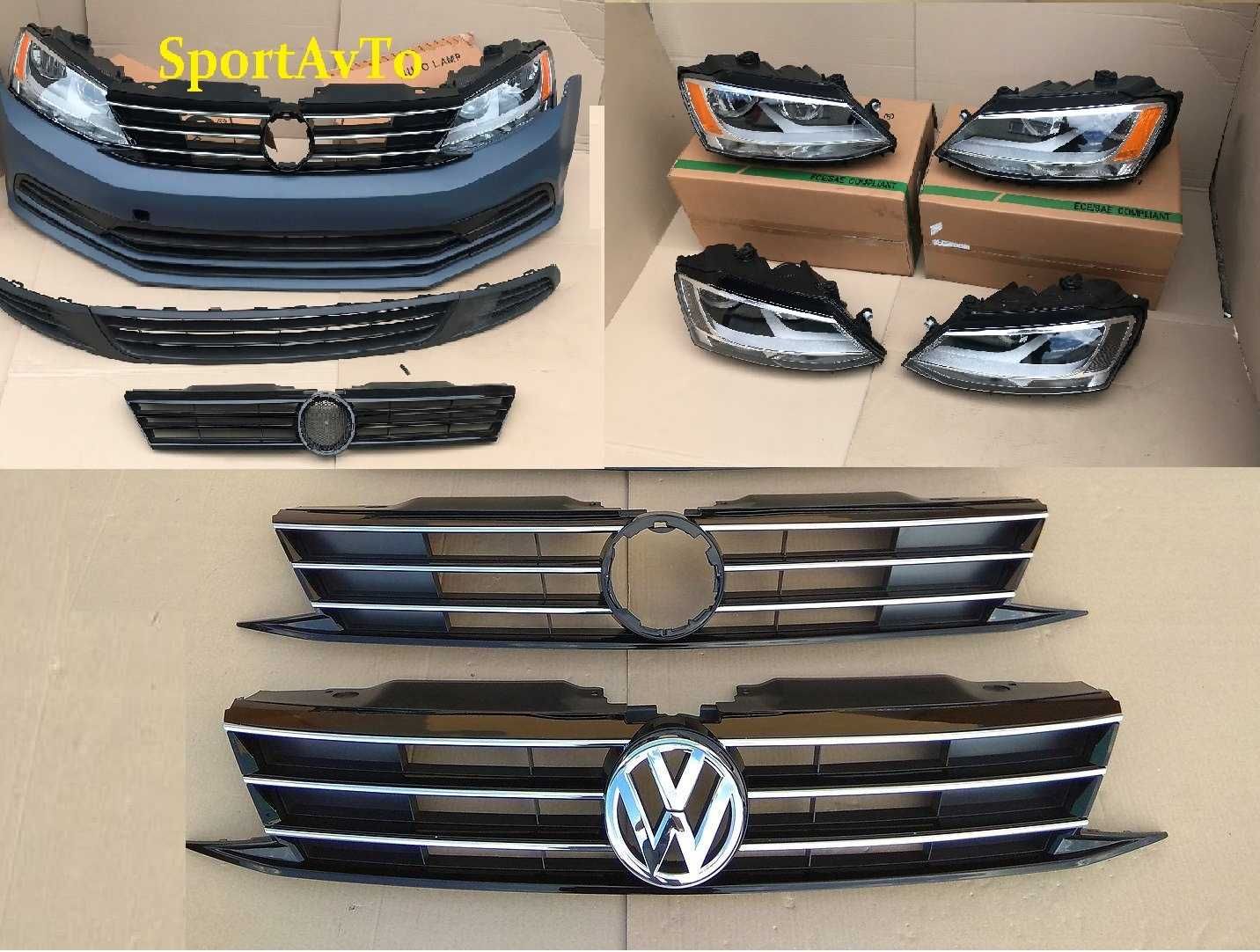 VW jetta 6 Решетка без эмблема між ФАРИ 5 2 решітка