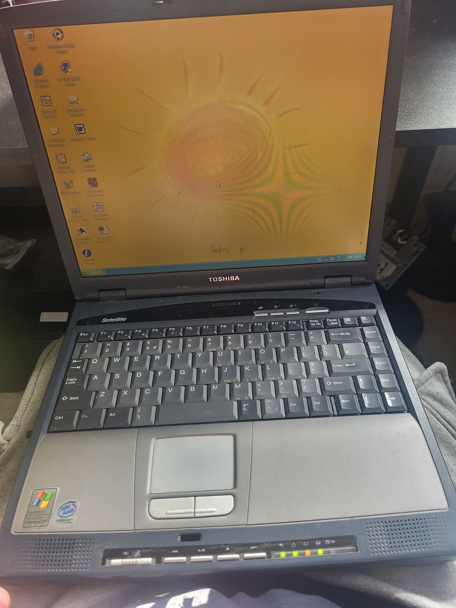 Kolekcjonerski Laptop Toshiba S1800 1.1GHz 14,1'' 256MB 20GB LPT X