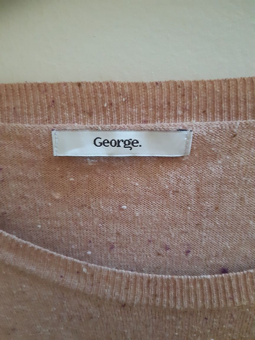 George sweterek mega orginał pastel melanż i jedwab r XL/42-4