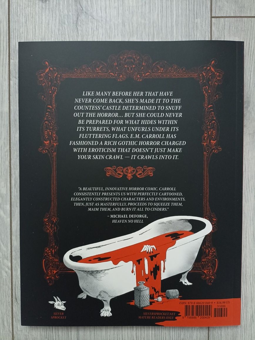 Książka Komiks "When I arrived at the castle" E.M. Carol