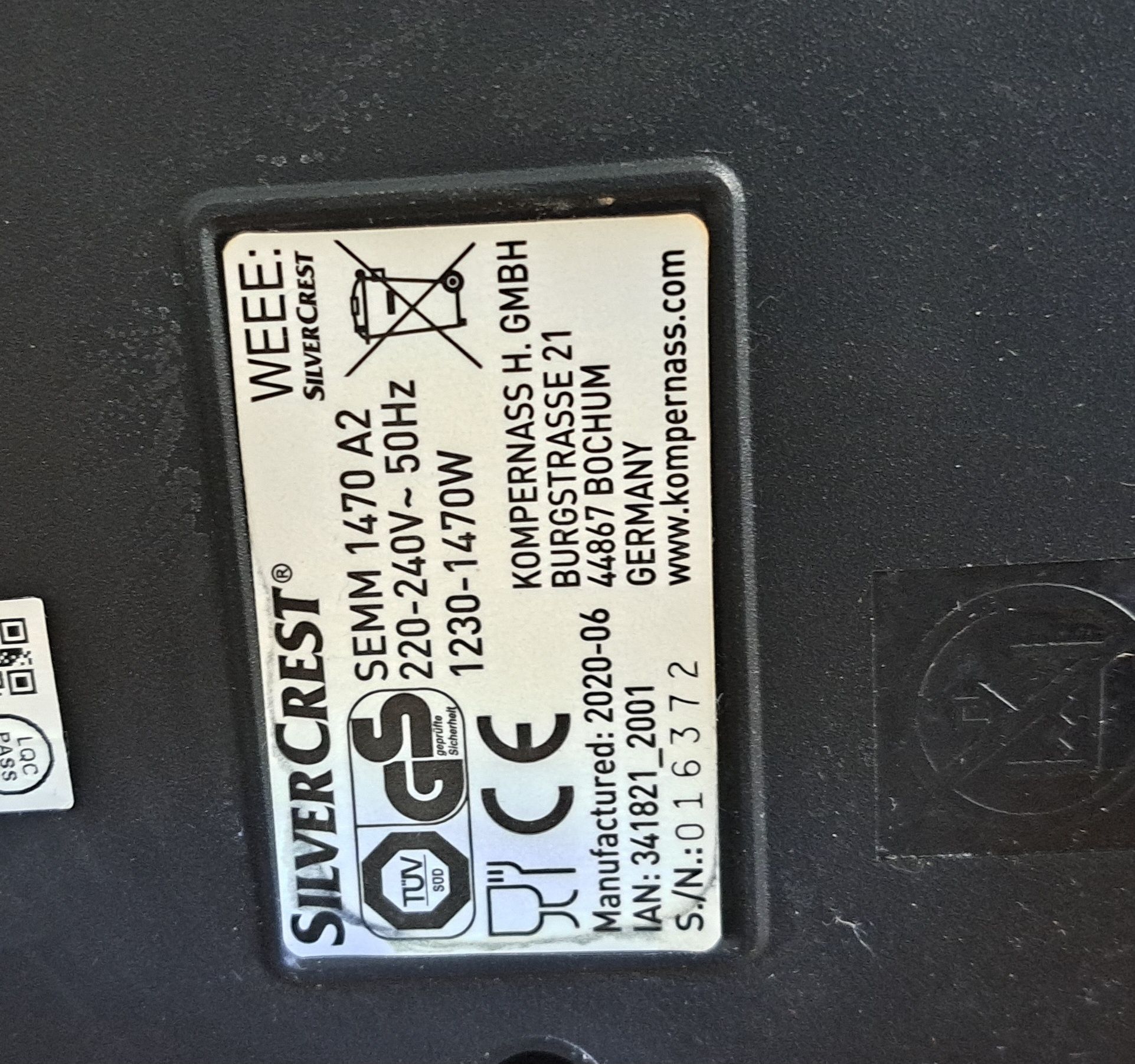 Ciśnieniowe ekspresy do kawy SEMM 1470 A2
