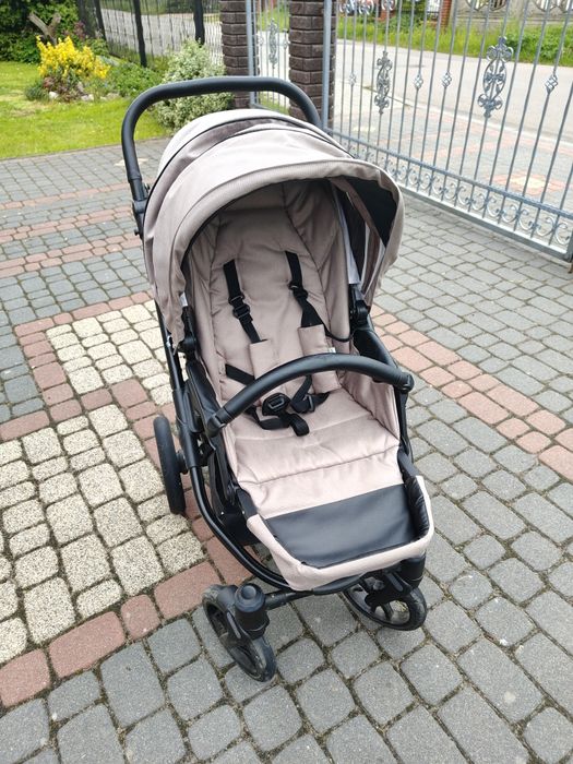 Wózek dziecięcy Bebetto Holland 2w1 czarny beż + gratis