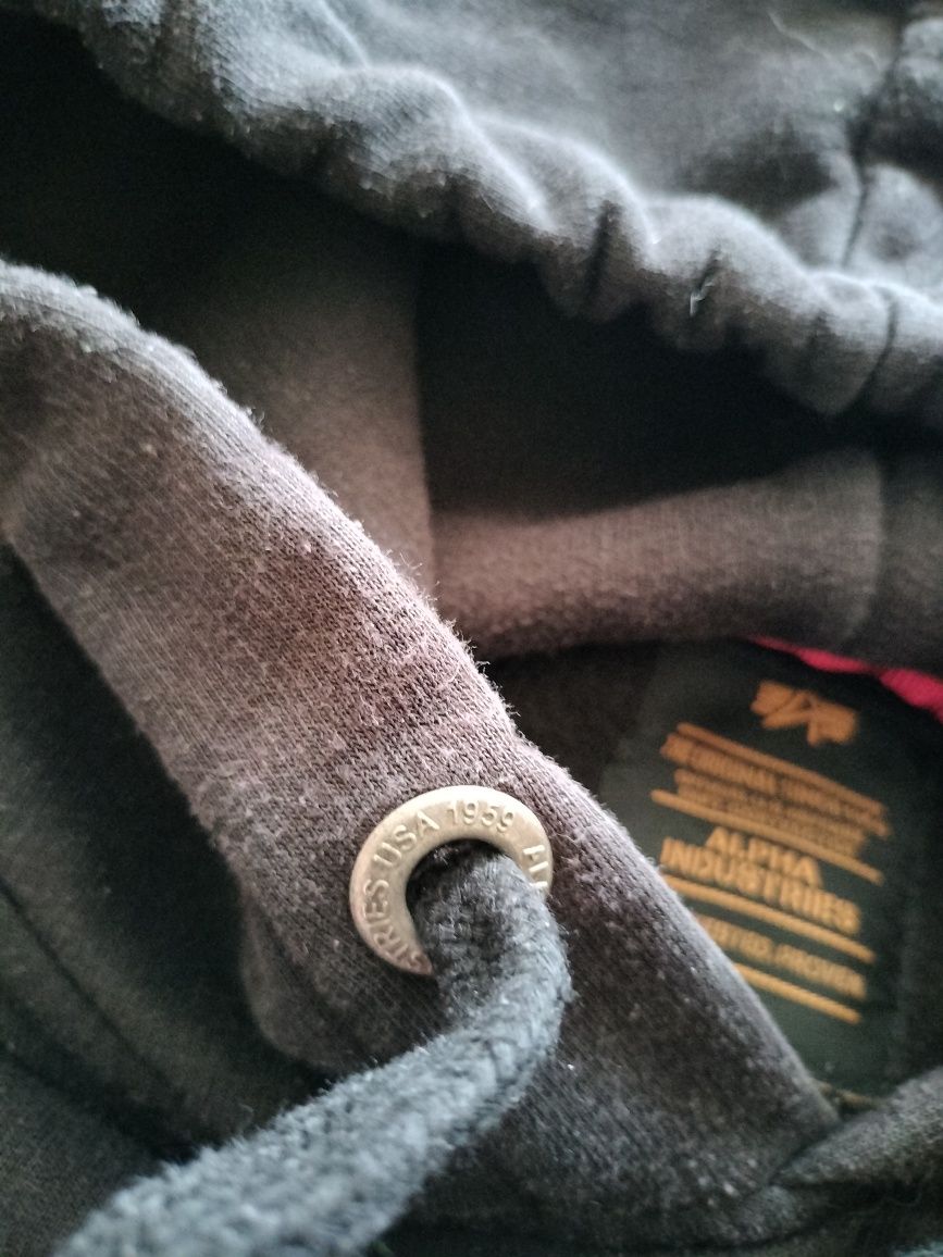 Bluza męska sportowa z kapturem Alpha Industries