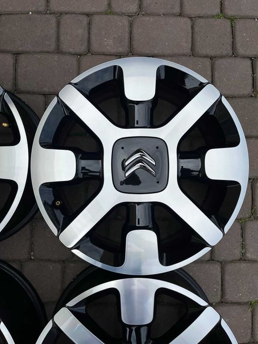 Oryginalne alufelgi Citroen OE C4 CACTUS 4x108 17 cali BICOLOR