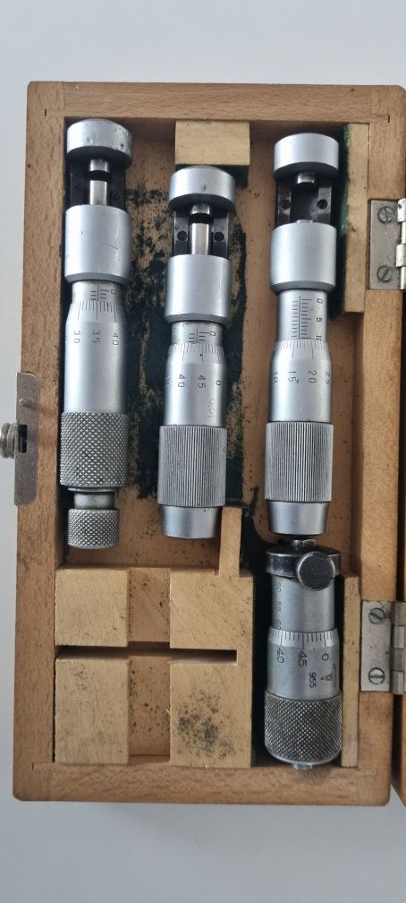 Mikrometry zestaw 4szt