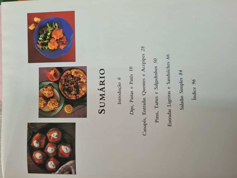 Livro Refeições para festas