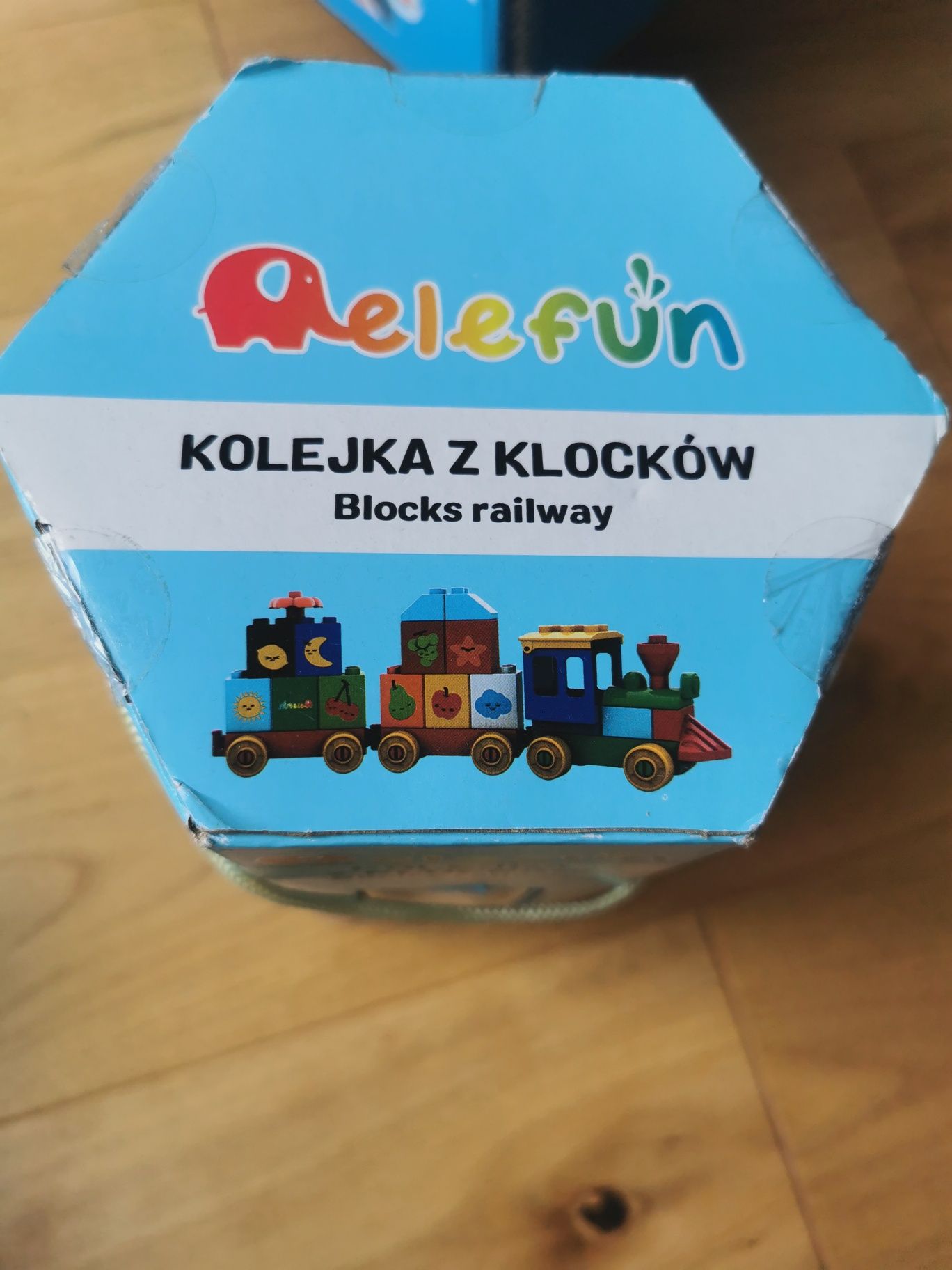 Nowa kolejka z klocków