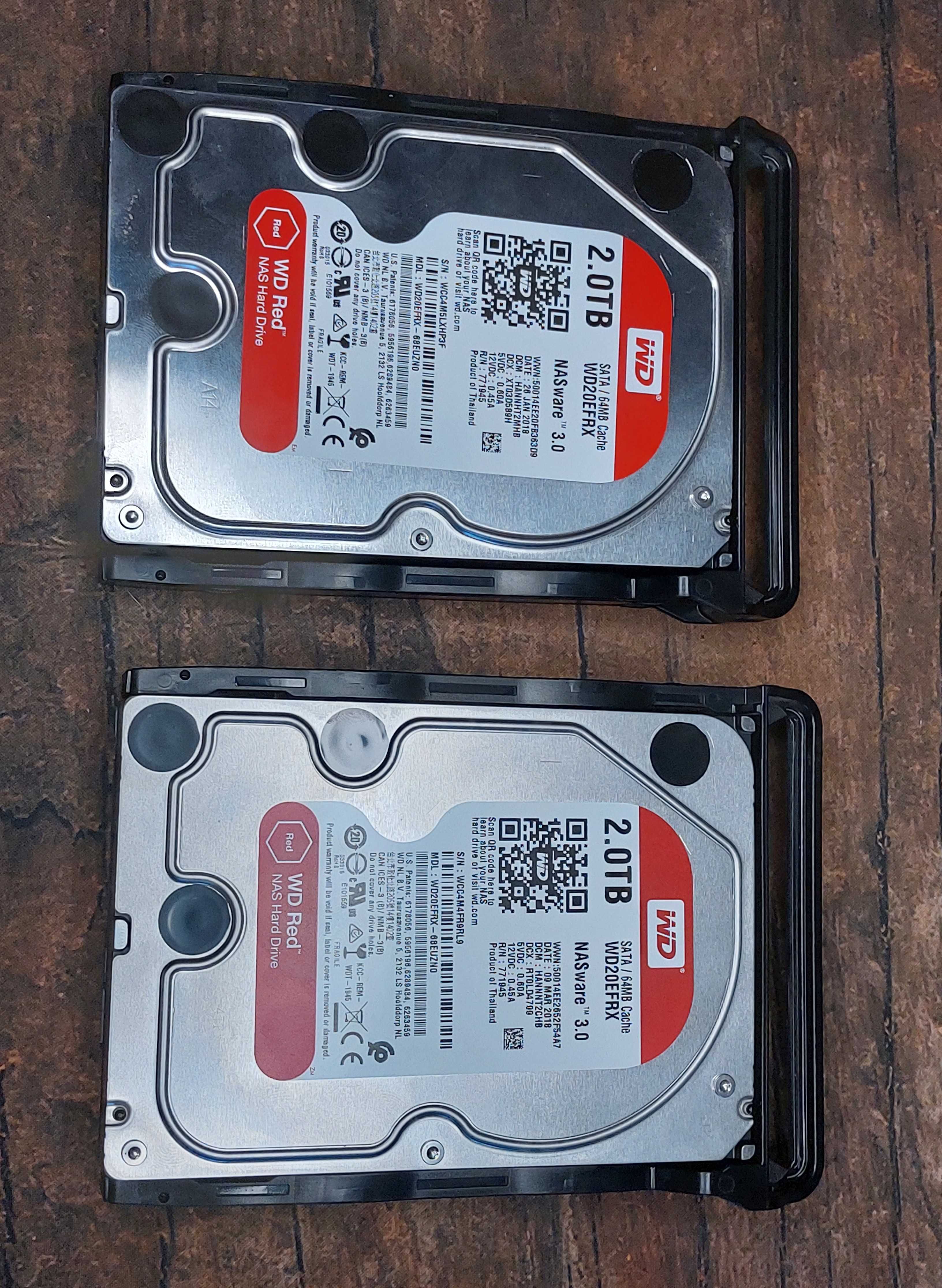 Serwer Synology DS220+ z dyskami 2x2TB Wd Red