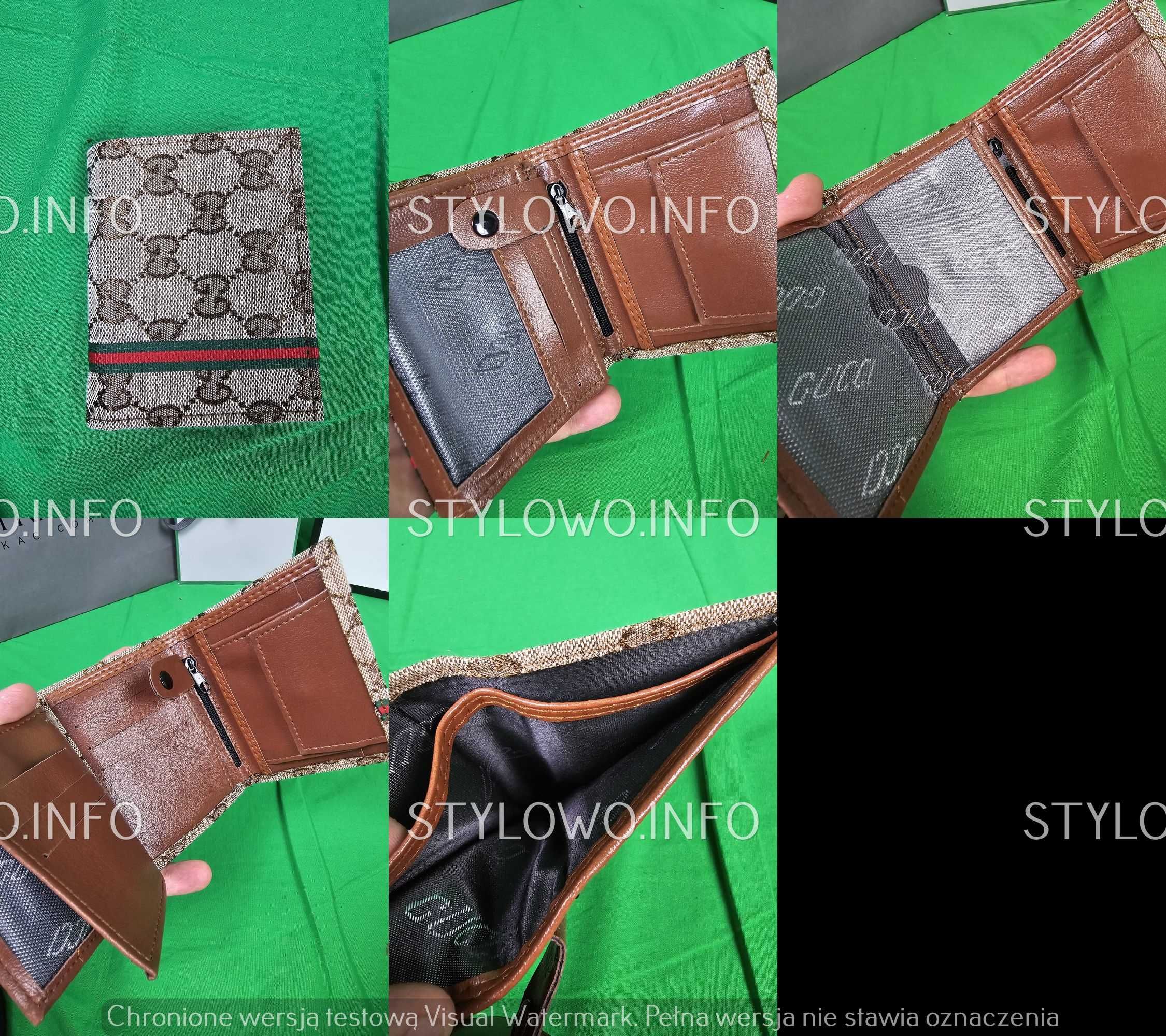 Portfele Meskie Gucci Louis vuitton portfel Hugo Boss Premium