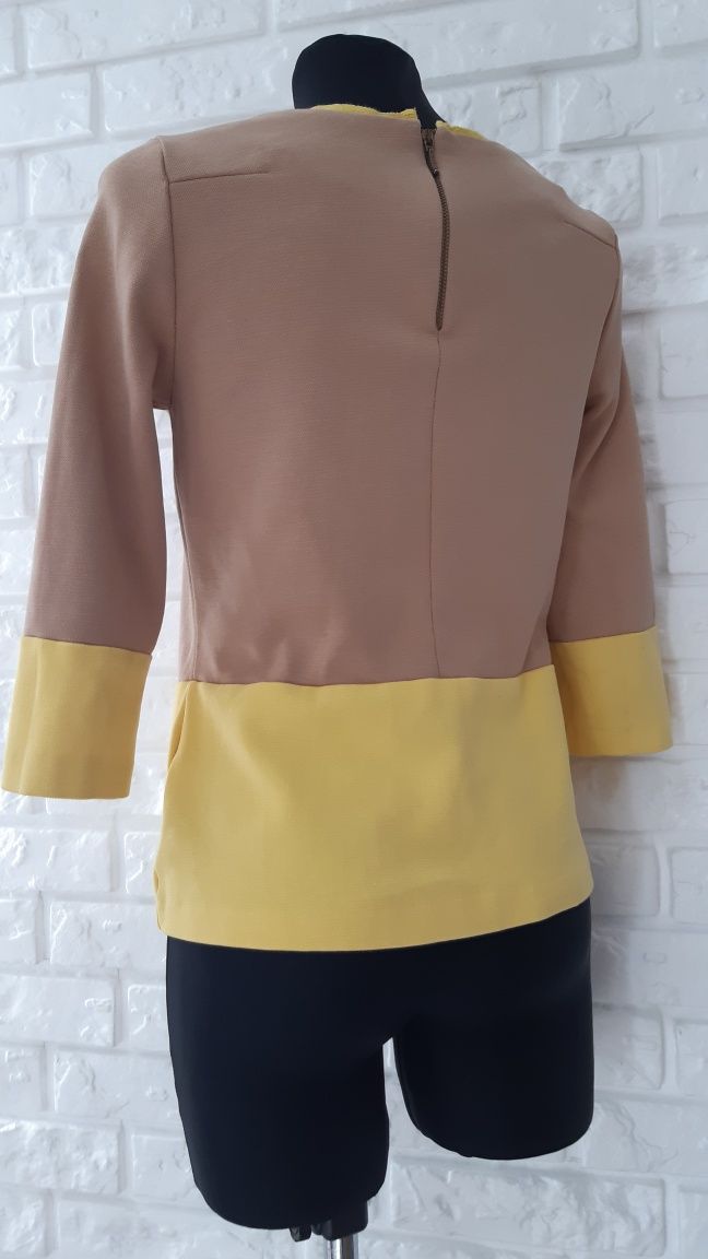 Massimo Dutti elegancka bluzka sweter rekawy 3/4