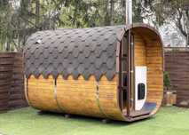 Sauna Ogrodowa „KOBA KWADRO 3 M z tarasem”