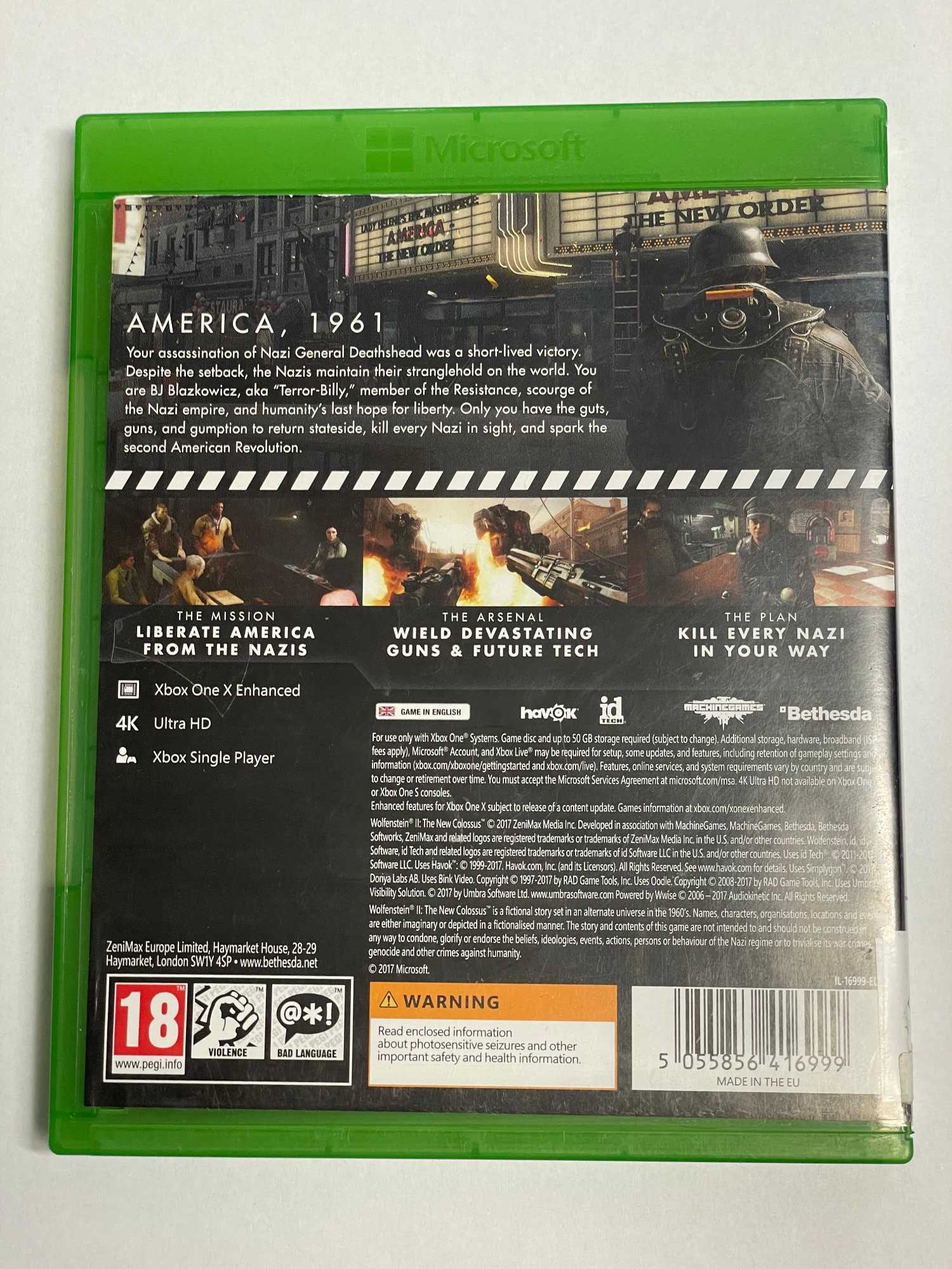 Wolfenstein II The New Colossus Xbox One