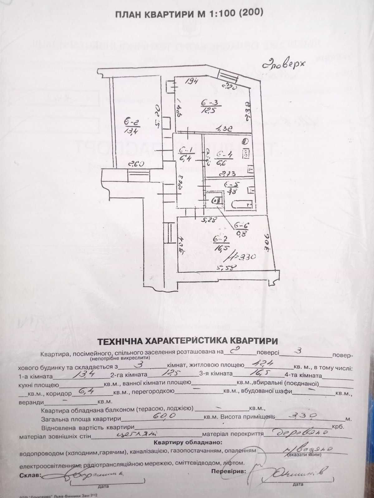 2-х кімнатна квартира в центрі Львова на Шпитальній