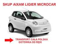 Skup Aixam Ligier Microcar Chatenet Własna Laweta CAŁA POLSKA !
