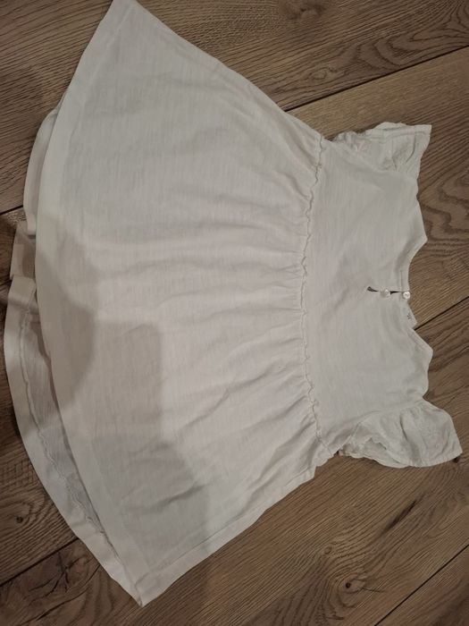 Bluzka białą ZARA rozmiar 110