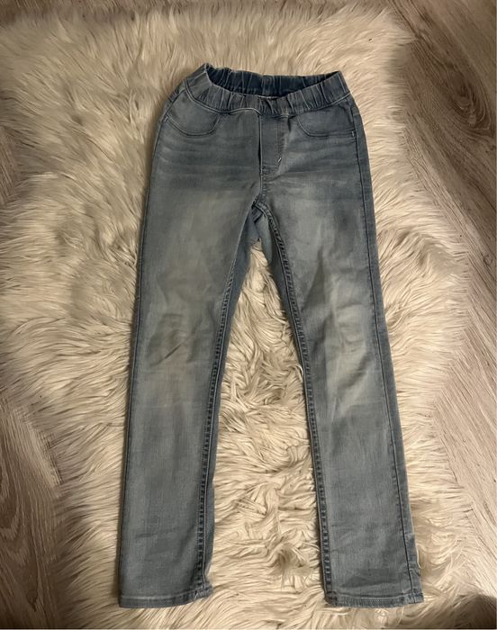 Jeansy spodnie dżinsowe rurki jegginsy rozm 116 / 122 H&M