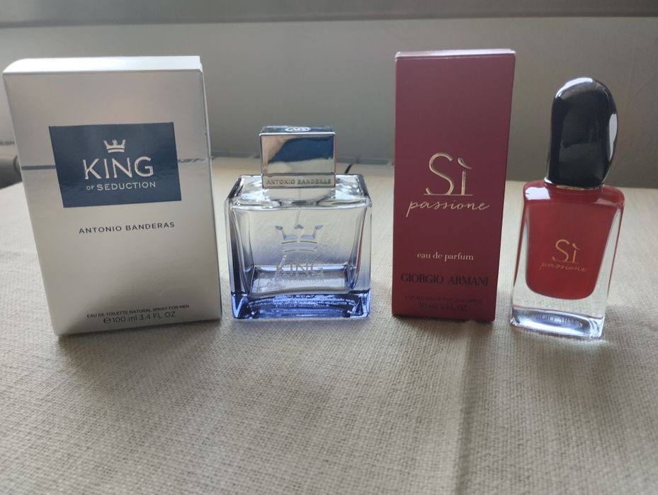 Flakony po perfumach, kartoniki, herrera, Boss, Armani