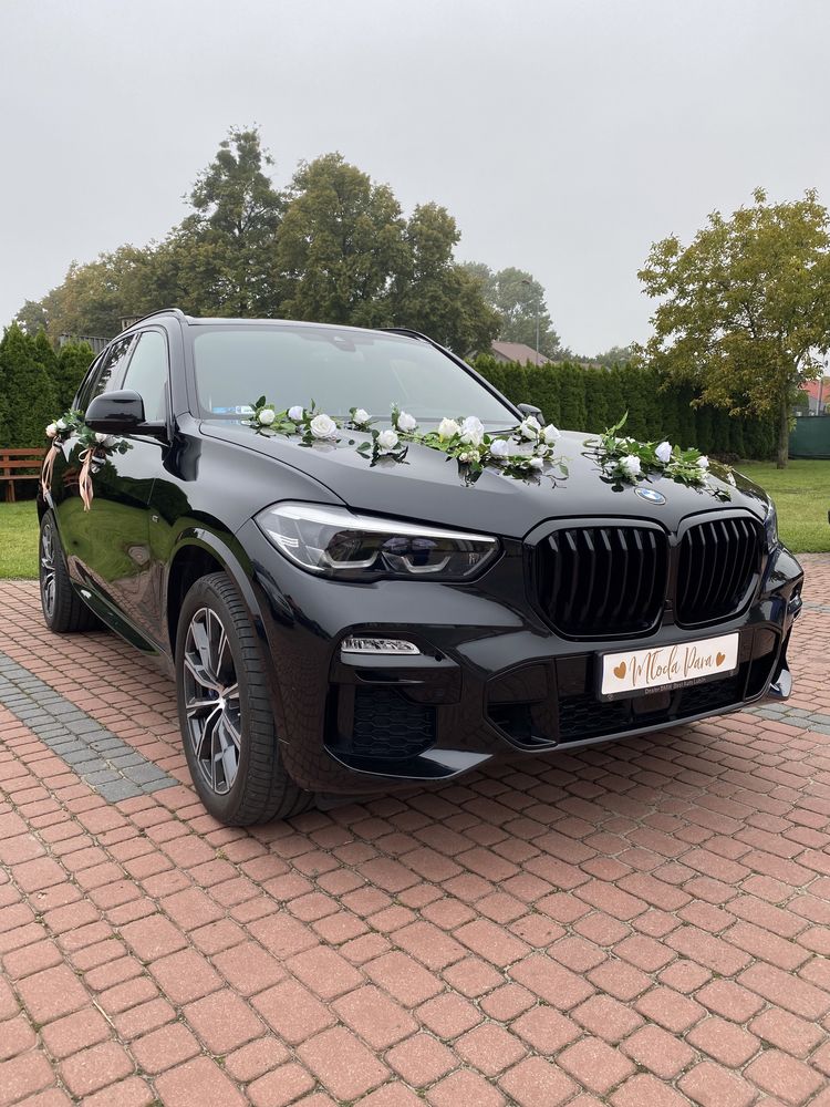 Auto do ślubu najnowsze BMW X5, wolne terminy, Wypożyczalnia