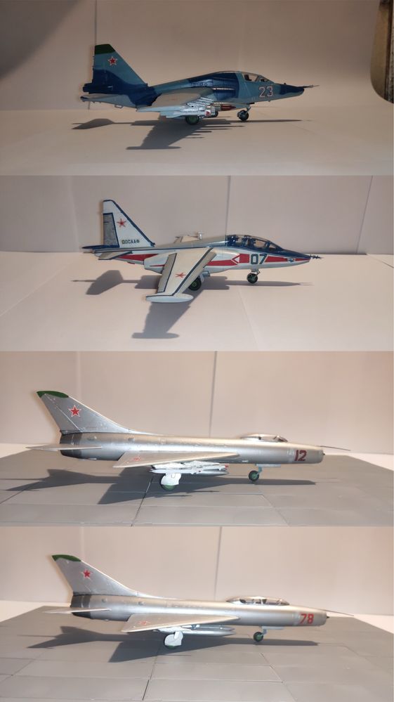 Масштабные модели самолетов Су 1/72