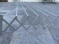 Estendal de parede 10 metros aluminio