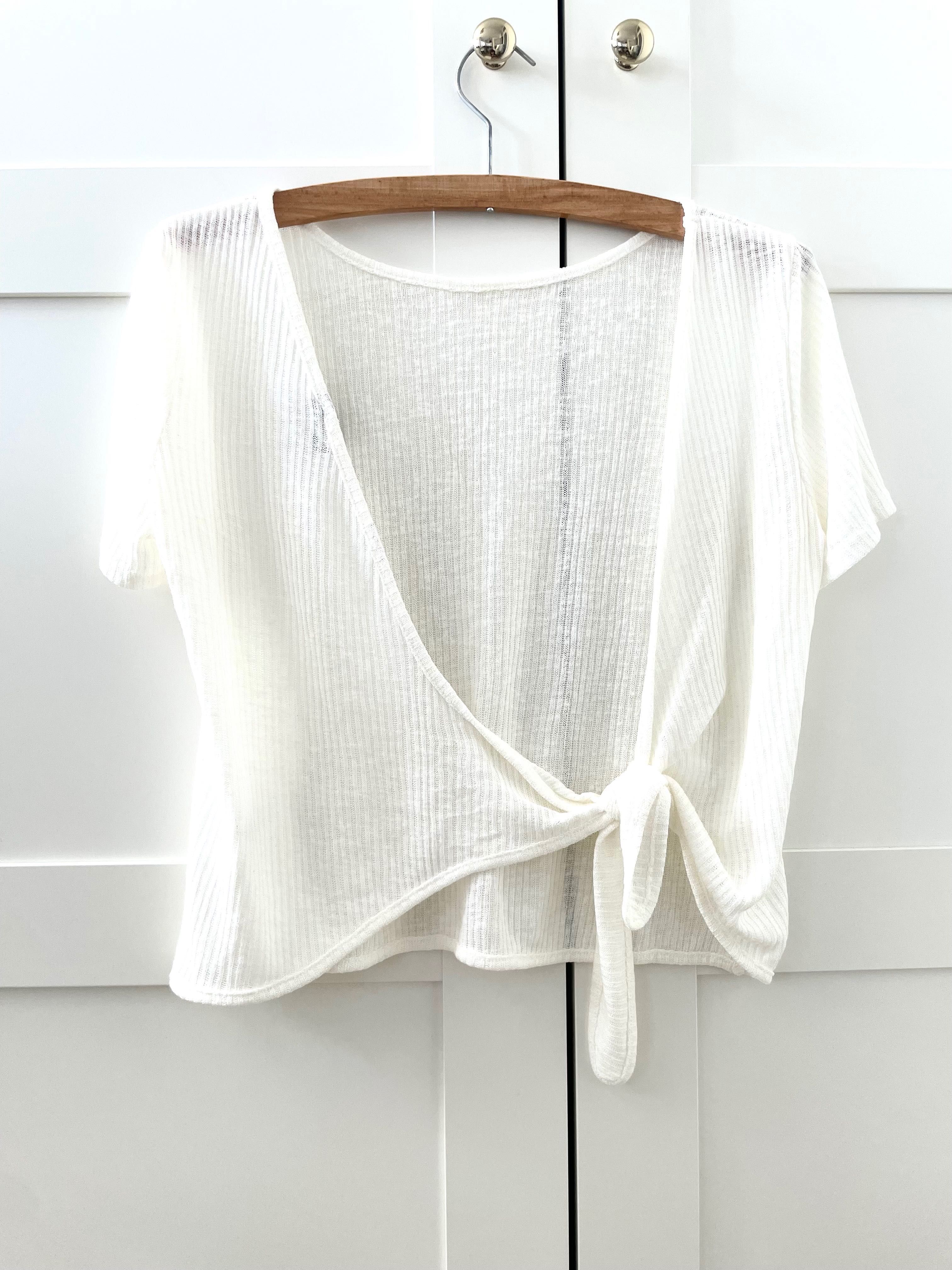 Bluzka na lato H&M, XS, wiązana z tyłu