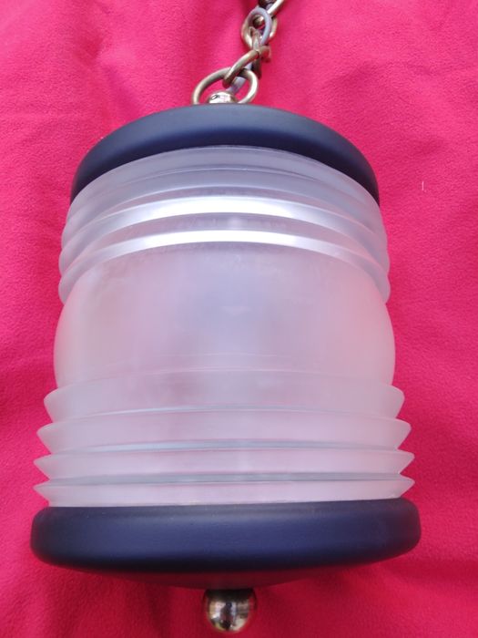 Stara lampa PRL vintage żyrandol POLAM-MEOS