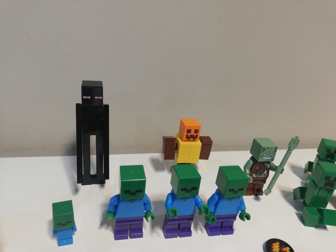 Lego Minecraft potwory pigliny tnt
