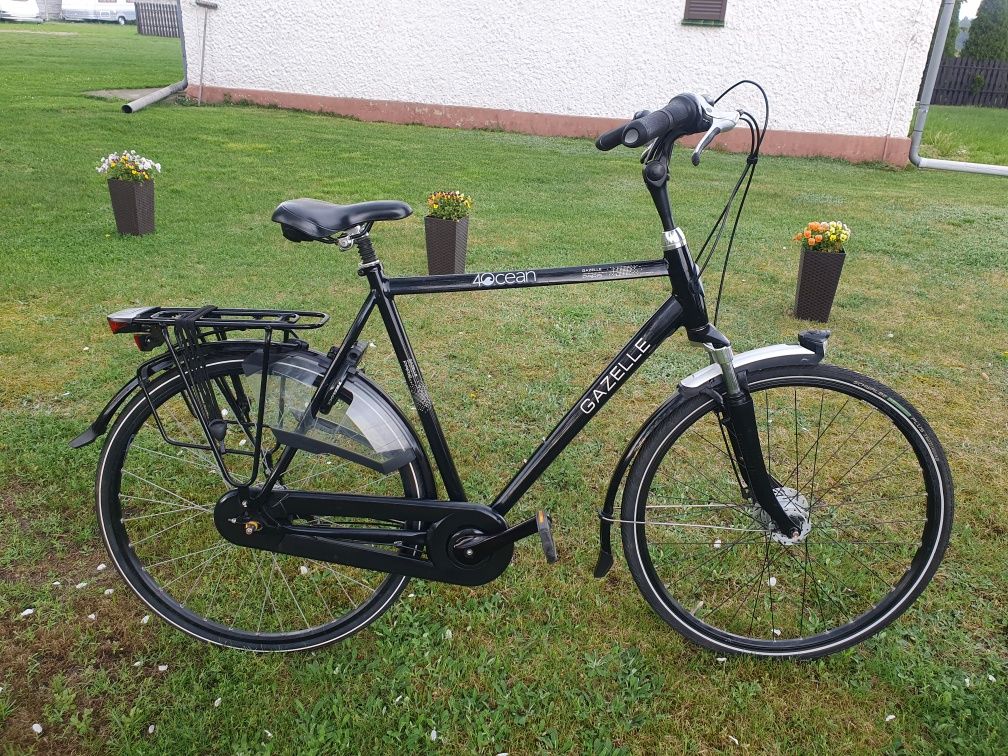 Gazelle Paris C7 + Czarny Metalic 2023r 61cm