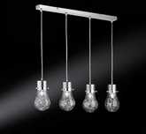 Lampa WOFI wisząca mega żarówki.