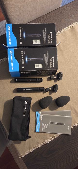 Sennheiser E 914 Stereo Bundle + K&M 23550 Mic Bar + K&M + K&M Stand