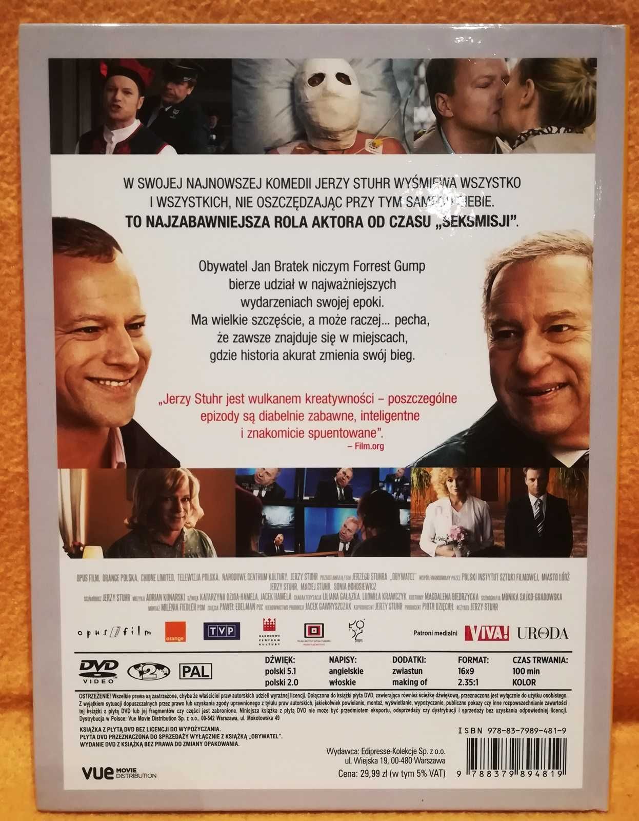 Film DVD - Obywatel - J. Stuhr i M. Stuhr