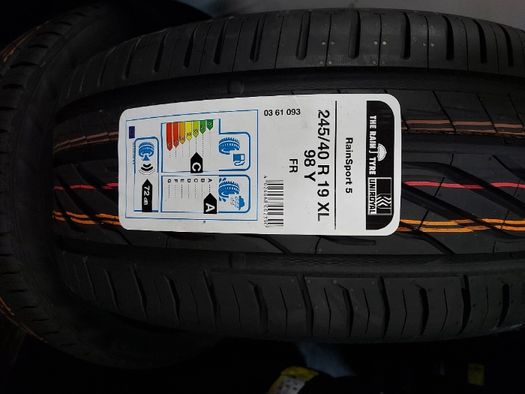 4x 245/40R19 Uniroyal RainSport 5 98Y XL FR nowe opony letnie 2024 rok