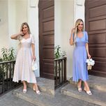 Женское платье из теани софт черный,голубой Жіноча молочна сукня S-XL