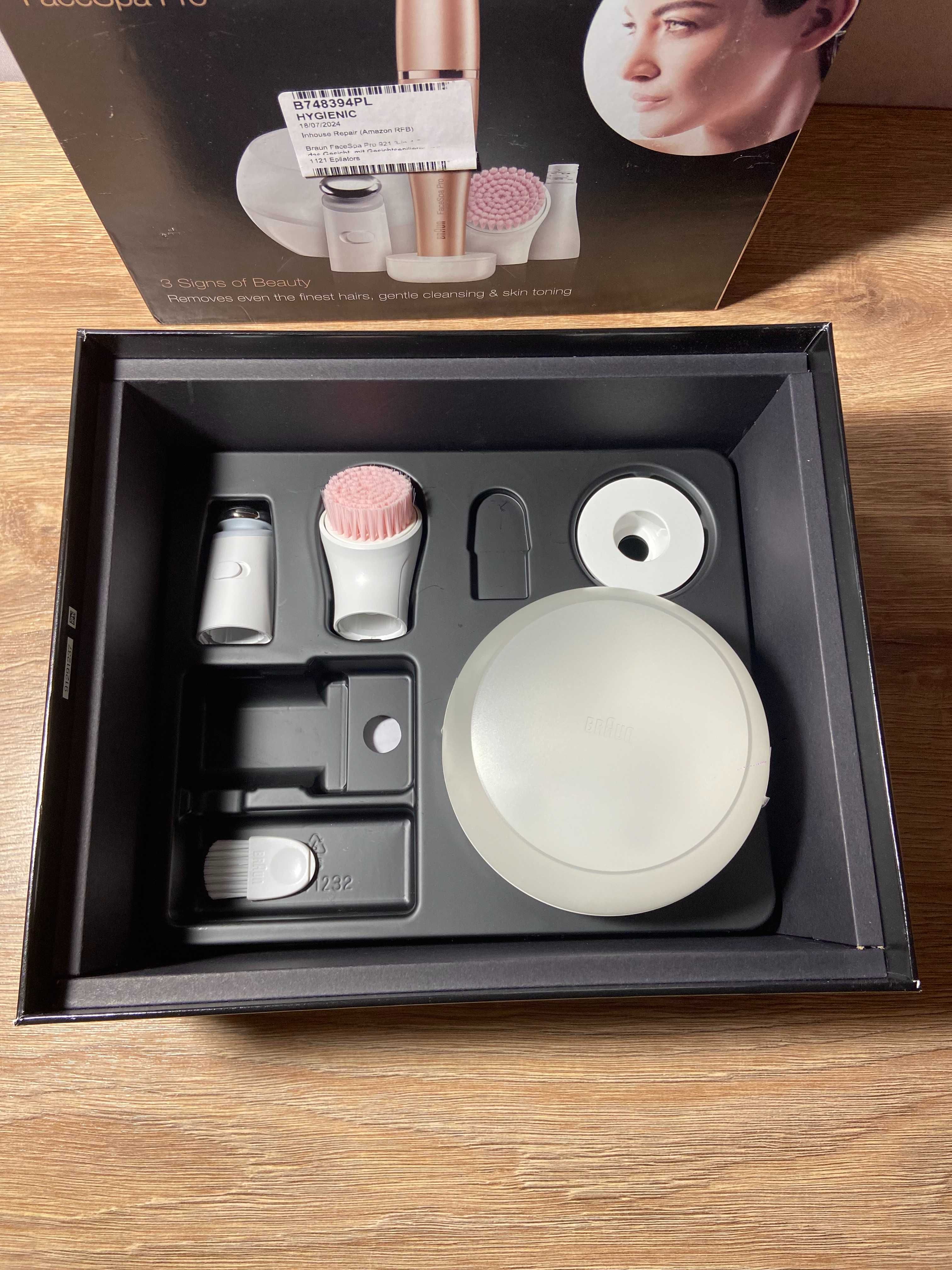 Depilator, szczotka do mycia twarzy Braun FaceSpa Pro