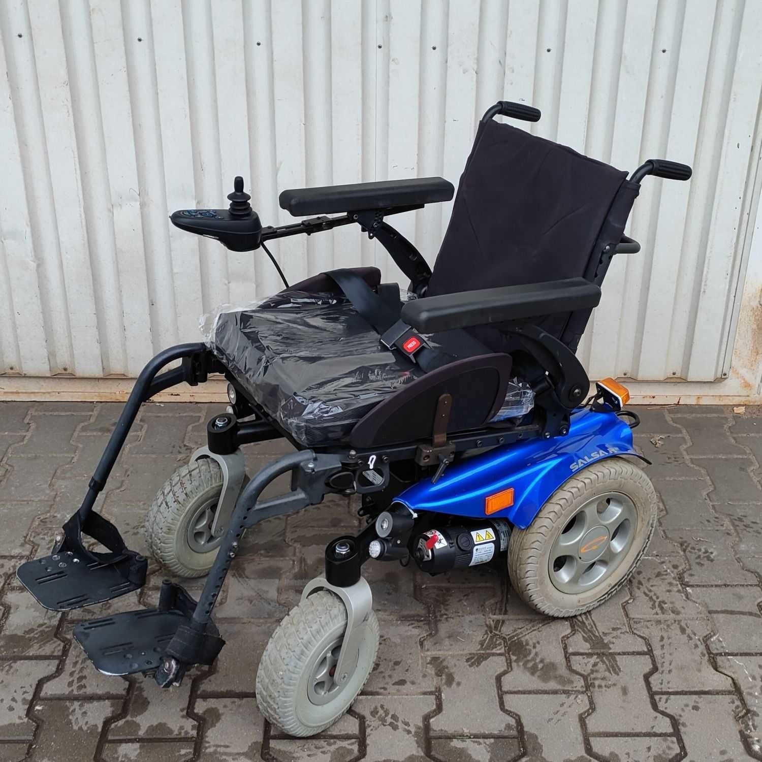 Wózek inwalidzki elektryczny Quickie Salsa R2 + nowe aku