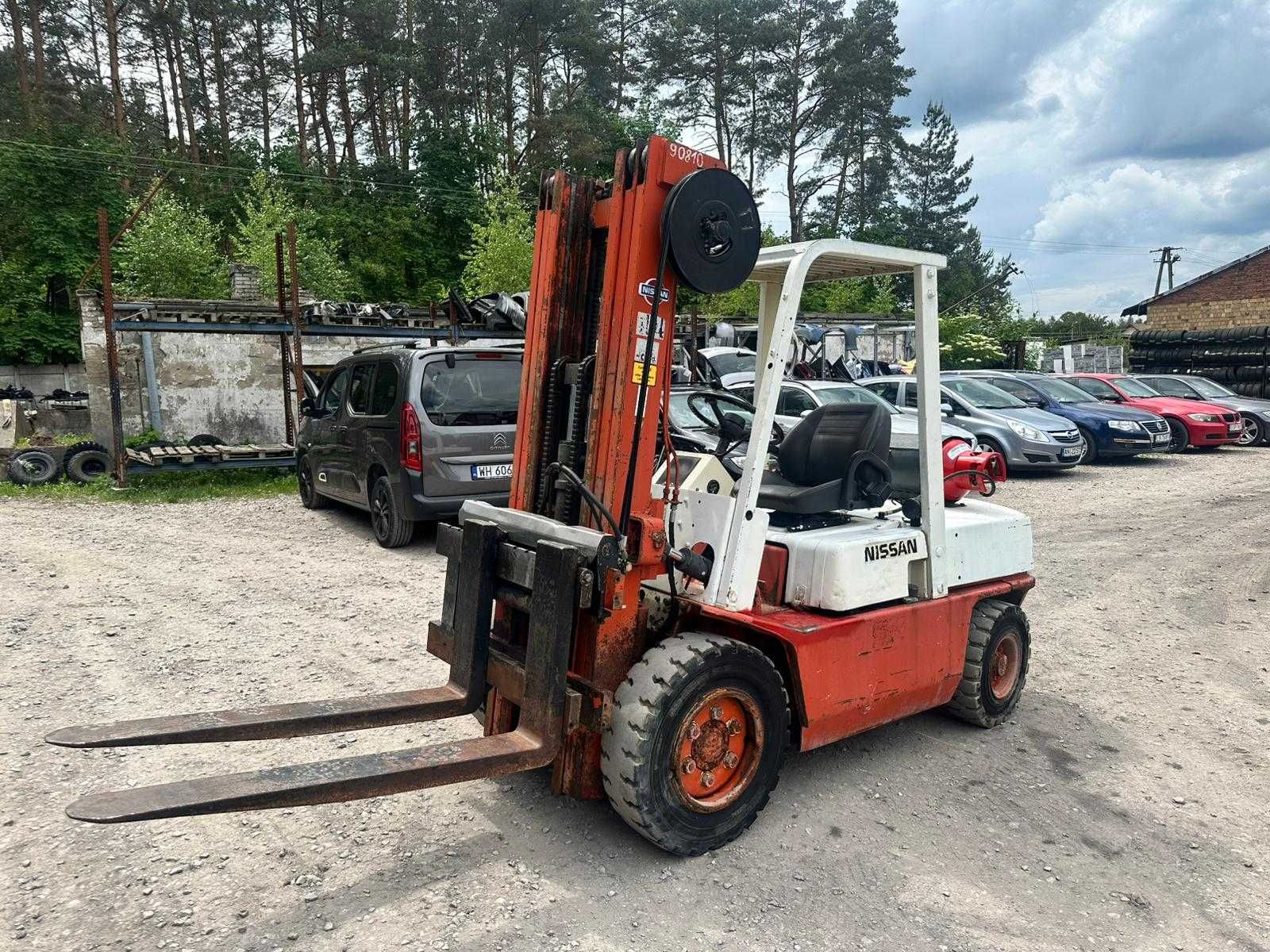 Wózek widłowy NISSAN A30U 3T udzwig WOLNY SKOK przesuw triplex