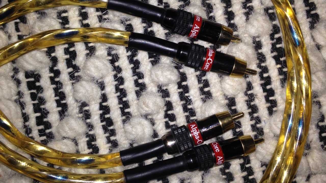 Дешево!ALPHA-CORE GOERTZ TQ2 SILVER RCA audio interconnect, USA