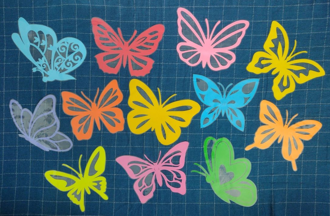 12 motyli a4 dekoracje wiosenne