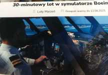 Voucher lot w symulatorze